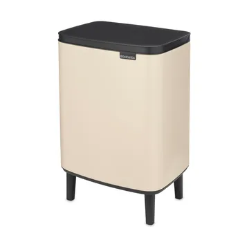 Cubo de basura Bo alto 12 L - Soft Beige - Brabantia
