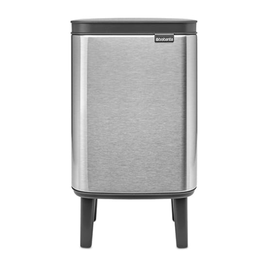 Cubo de basura Bo alto 4 L - Acero cepillado mate - Brabantia