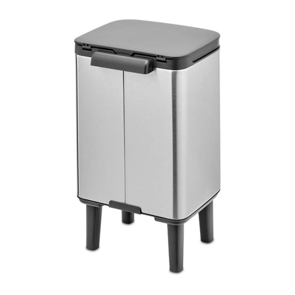 Cubo de basura Bo alto 4 L, Acero cepillado mate Brabantia