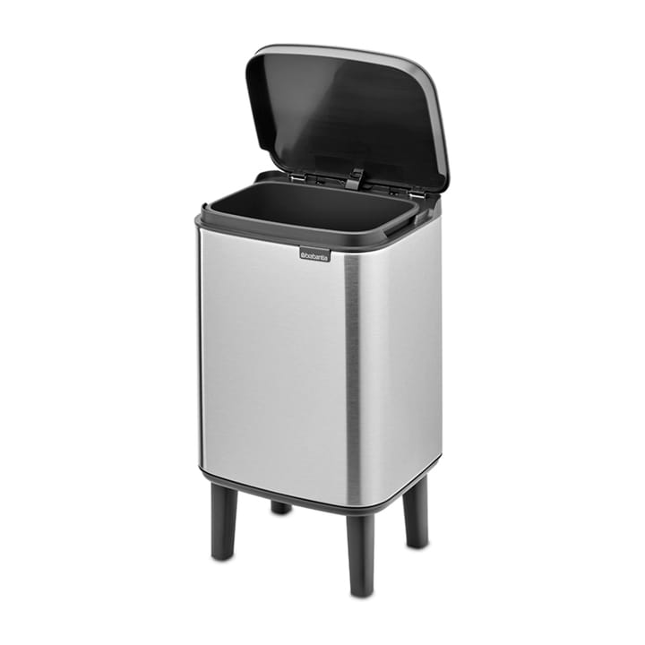 Cubo de basura Bo alto 4 L, Acero cepillado mate Brabantia