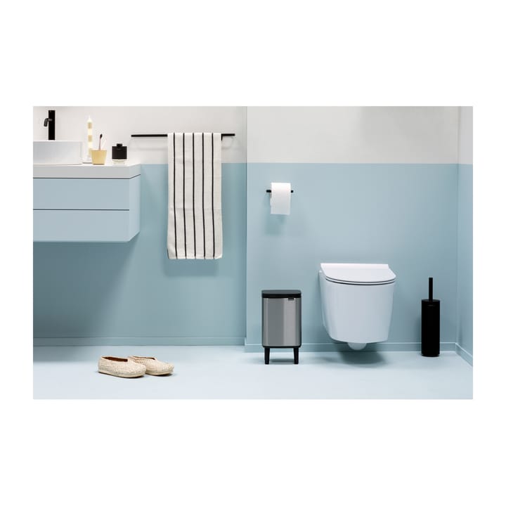 Cubo de basura Bo alto 4 L, Acero cepillado mate Brabantia