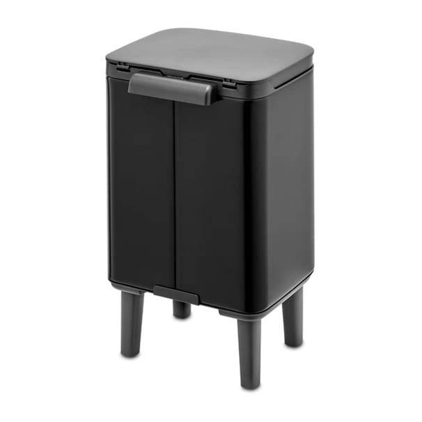 Cubo de basura Bo alto 4 L, Negro mate Brabantia