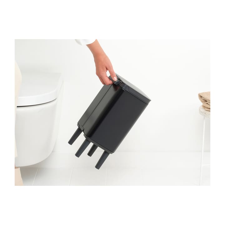 Cubo de basura Bo alto 4 L, Negro mate Brabantia