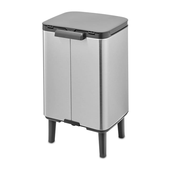 Cubo de basura Bo alto 7 L, Acero cepillado mate Brabantia