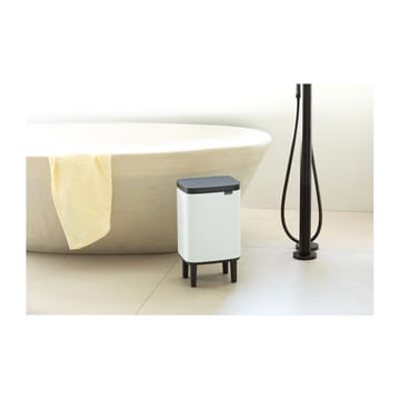 Cubo de basura Bo alto 7 L - Blanco - Brabantia