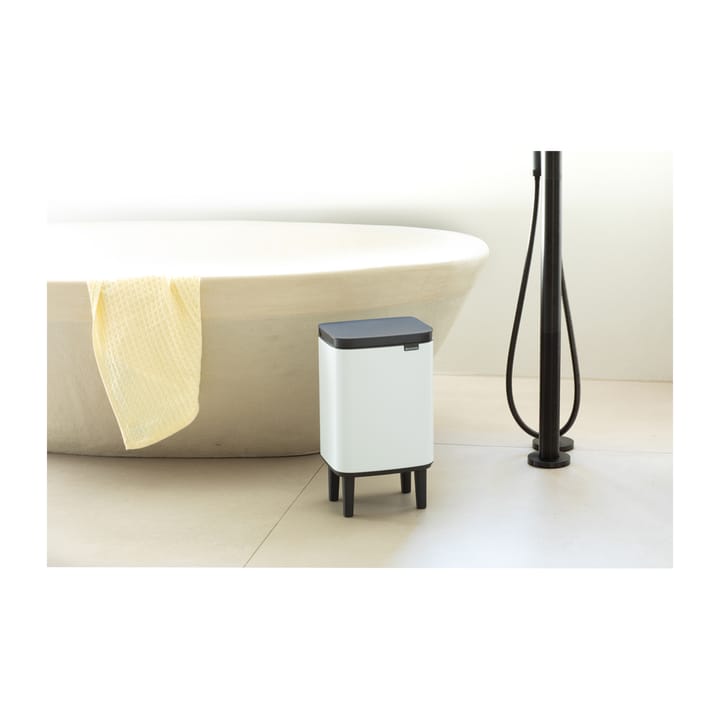 Cubo de basura Bo alto 7 L, Blanco Brabantia