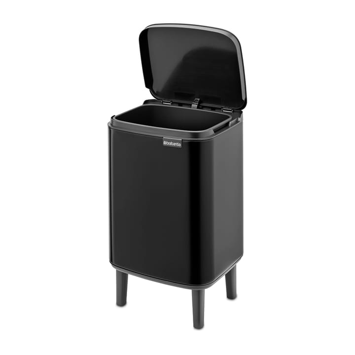 Cubo de basura Bo alto 7 L, Negro mate Brabantia