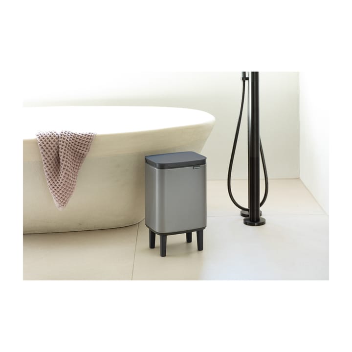 Cubo de basura Bo alto 7 L, Platinum Brabantia