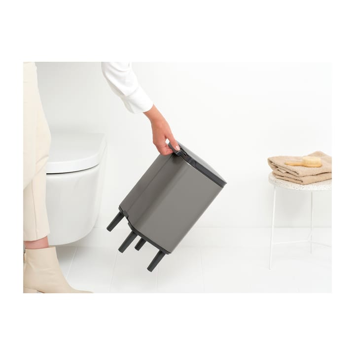 Cubo de basura Bo alto 7 L, Platinum Brabantia