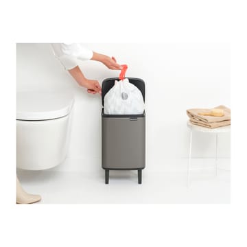 Cubo de basura Bo alto 7 L - Platinum - Brabantia