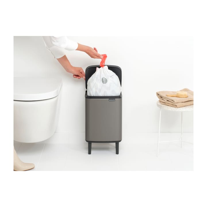 Cubo de basura Bo alto 7 L, Platinum Brabantia