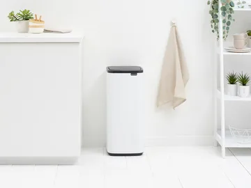 Cubo de basura Bo Touch Bin 30 L - Blanco - Brabantia