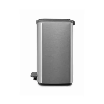 Cubo de basura con pedal Bo 12 L - Acero mate antihuellas - Brabantia