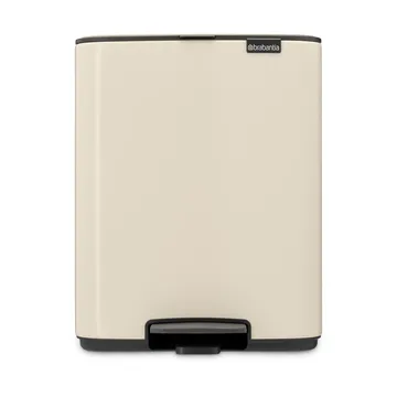 Cubo de basura con pedal Bo 12 L - Beige suave - Brabantia