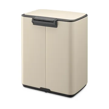 Cubo de basura con pedal Bo 12 L - Beige suave - Brabantia