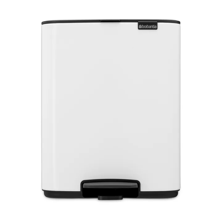 Cubo de basura con pedal Bo 12 L - Blanco - Brabantia