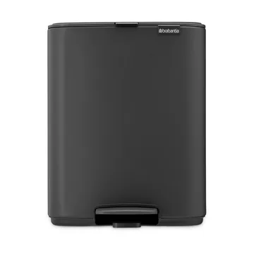 Cubo de basura con pedal Bo 12 L - Mineral Infinite Grey - Brabantia