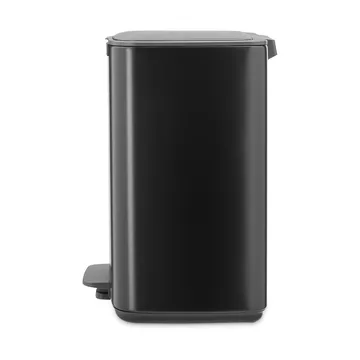 Cubo de basura con pedal Bo 12 L - Negro mate - Brabantia
