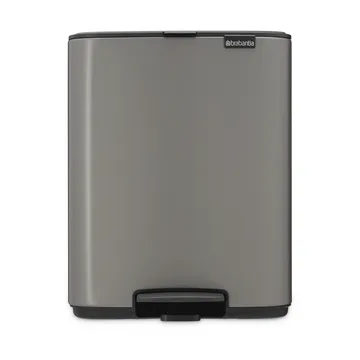 Cubo de basura con pedal Bo 12 L - Platino - Brabantia