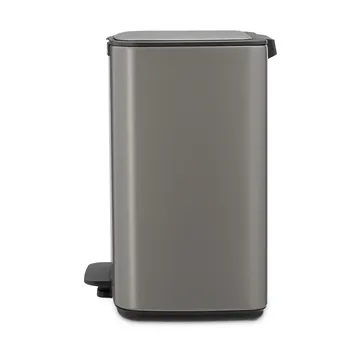 Cubo de basura con pedal Bo 12 L - Platino - Brabantia