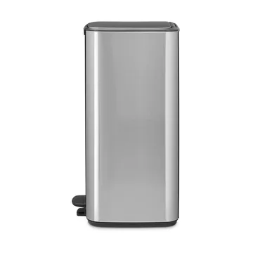 Cubo de basura con pedal Bo 30 L - Acero mate antihuellas - Brabantia