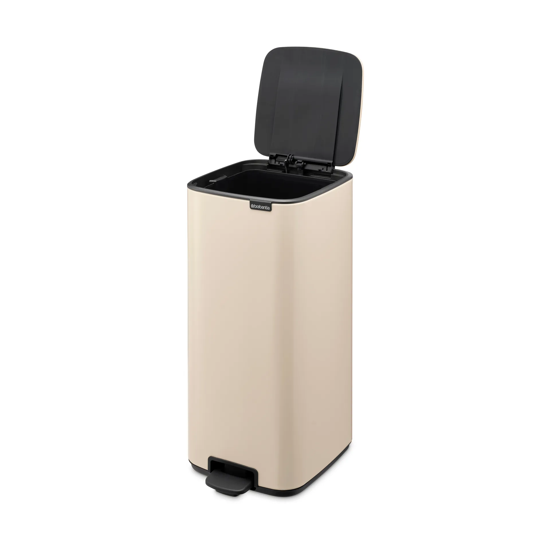 Cubo de basura con pedal Bo 30 L, Beige suave Brabantia