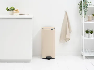 Cubo de basura con pedal Bo 30 L - Beige suave - Brabantia