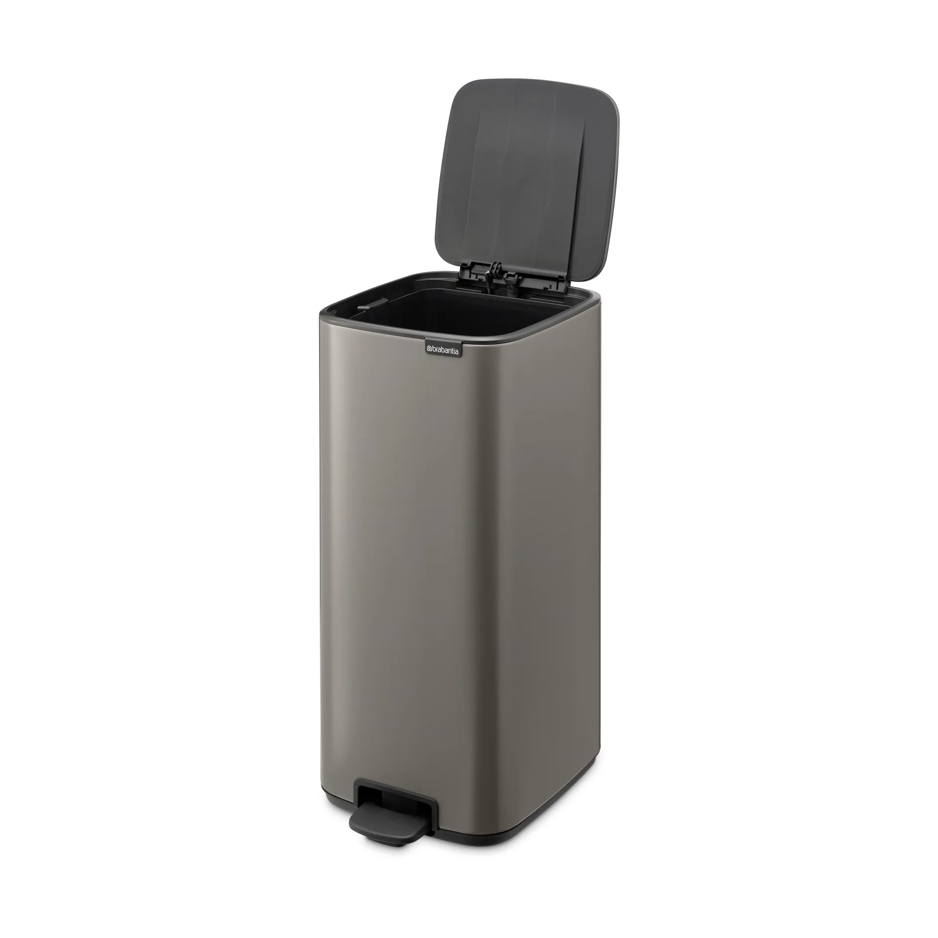 Cubo de basura con pedal Bo 30 L, Platino Brabantia