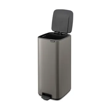 Cubo de basura con pedal Bo 30 L - Platino - Brabantia