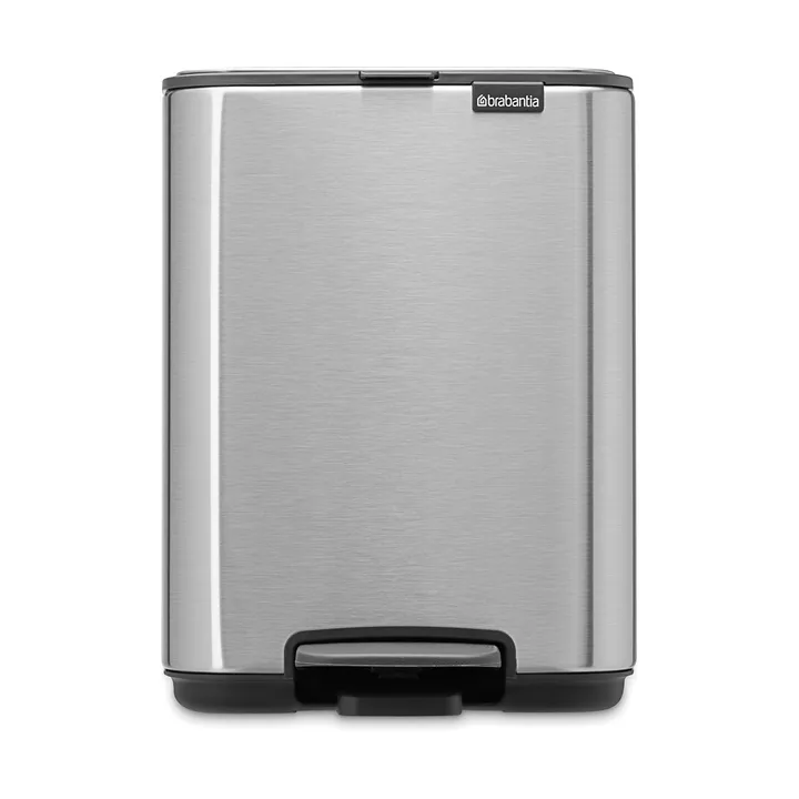Cubo de basura con pedal Bo 4 L - Acero mate antihuellas - Brabantia