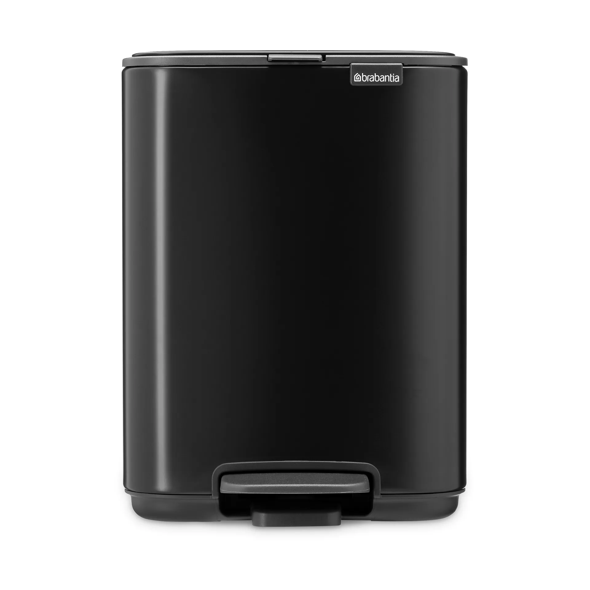 Cubo de basura con pedal Bo 4 L, Negro mate Brabantia