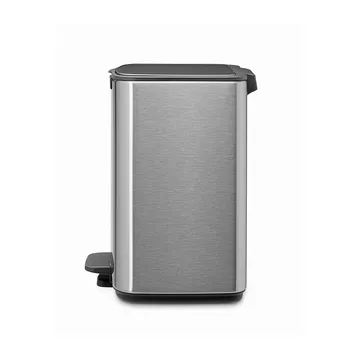 Cubo de basura con pedal Bo 7 L - Acero mate antihuellas - Brabantia