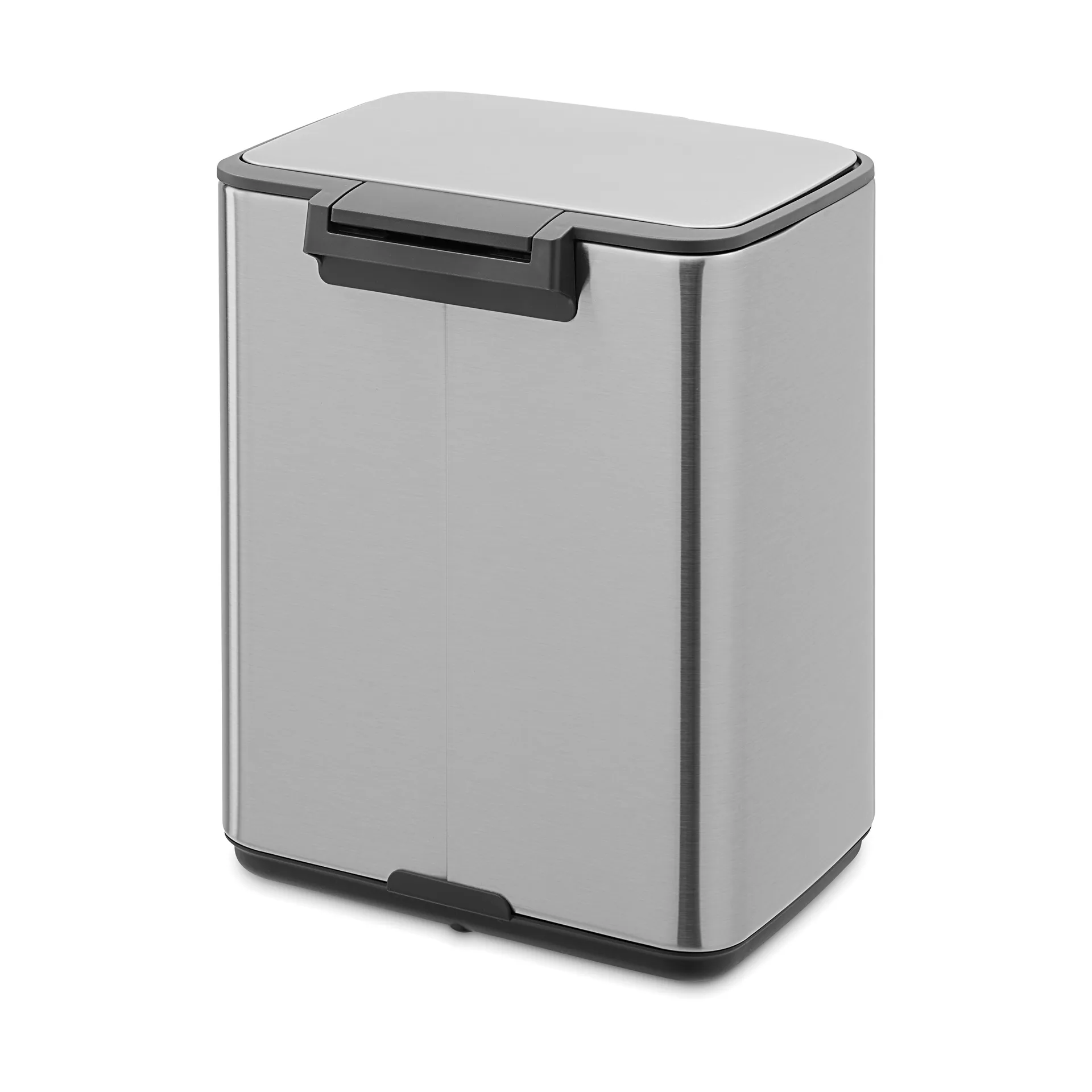 Cubo de basura con pedal Bo 7 L, Acero mate antihuellas Brabantia