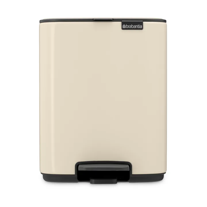 Cubo de basura con pedal Bo 7 L - Beige suave - Brabantia