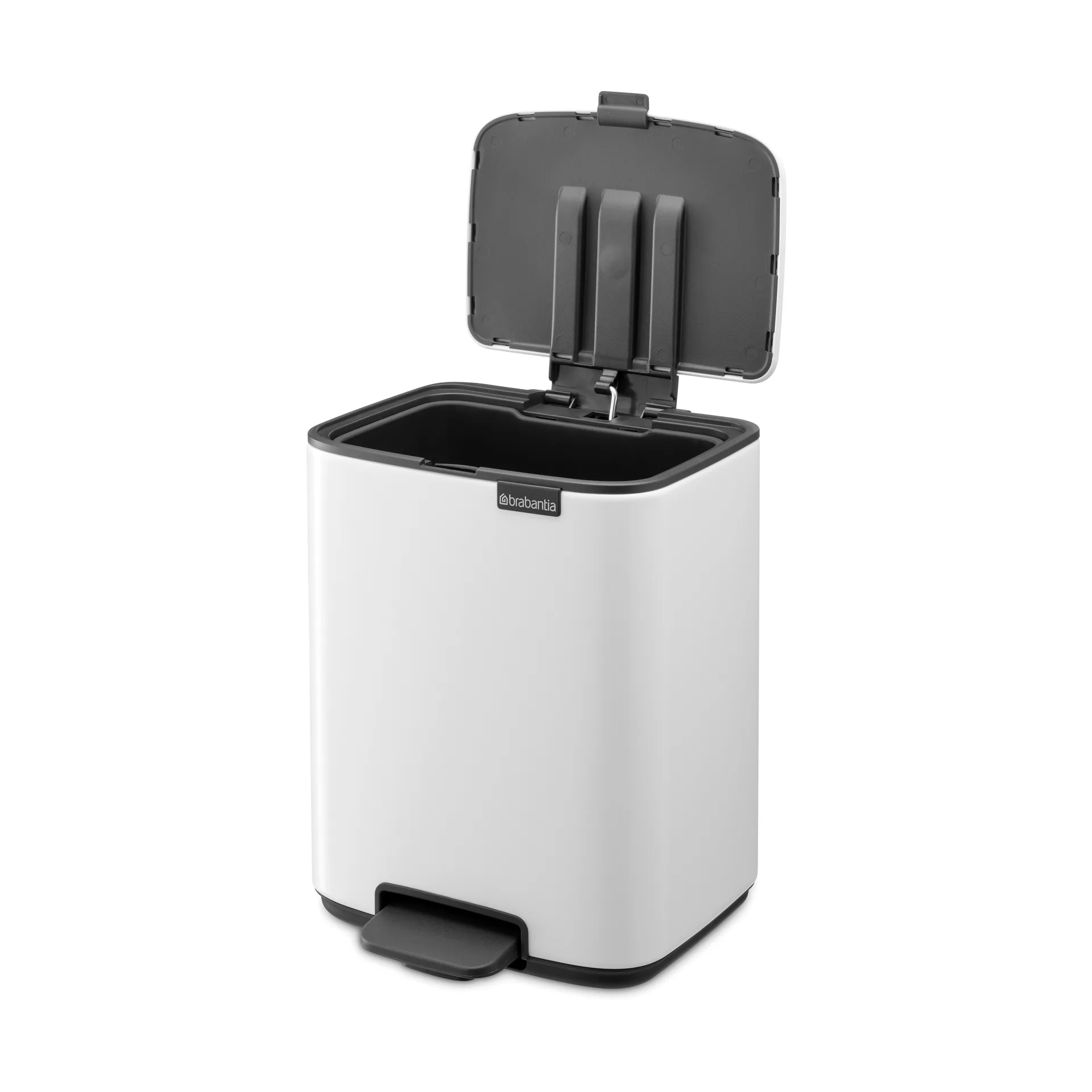 Cubo de basura con pedal Bo 7 L, Blanco Brabantia