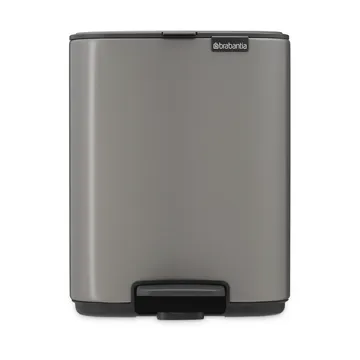 Cubo de basura con pedal Bo 7 L - Platino - Brabantia