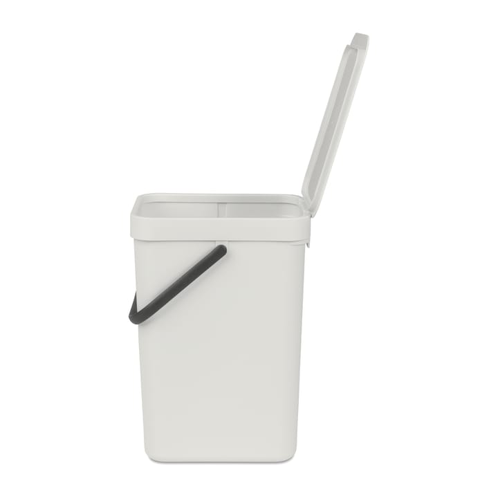 Cubo de basura & Go 12L, gris claro Brabantia