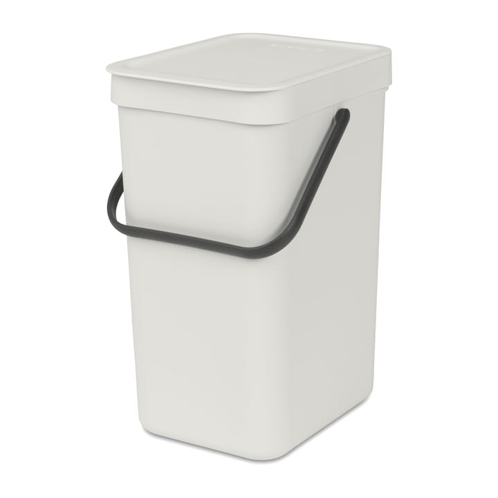 Cubo de basura & Go 12L, gris claro Brabantia