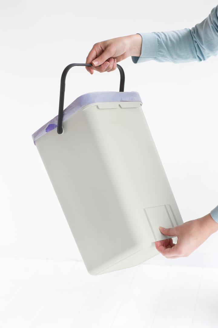 Cubo de basura & Go 12L, gris claro Brabantia
