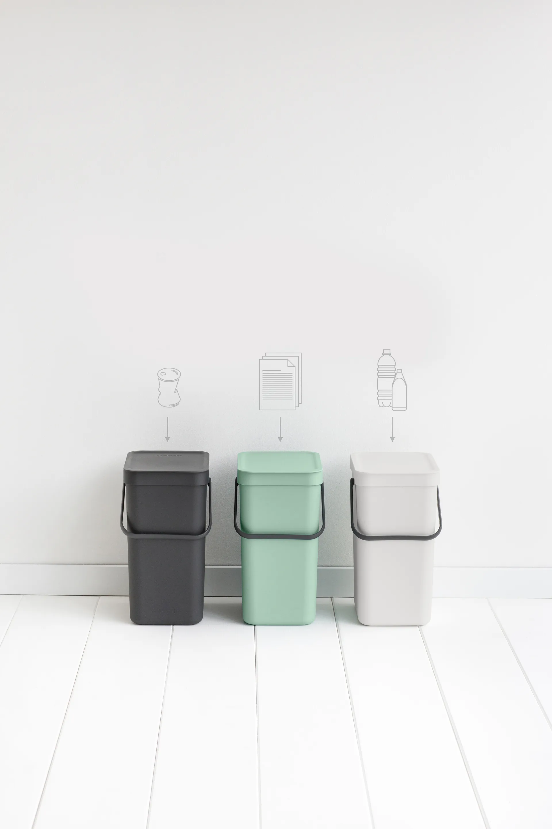 Cubo de basura & Go 12L, Jade green Brabantia