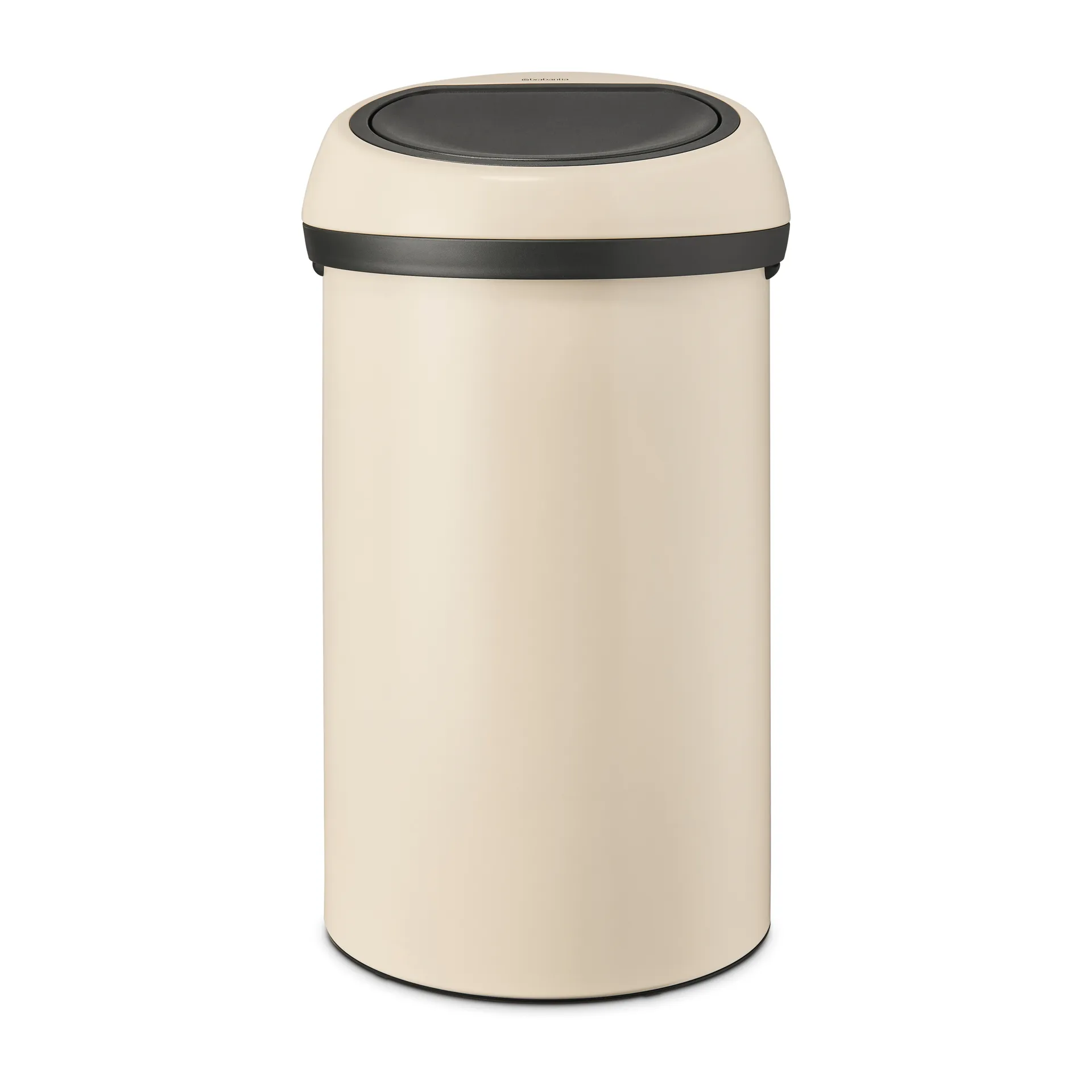 Cubo de basura redondo Touch Bin 60 L, Soft Beige Brabantia