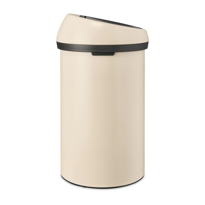 Cubo de basura redondo Touch Bin 60 L, Soft Beige Brabantia