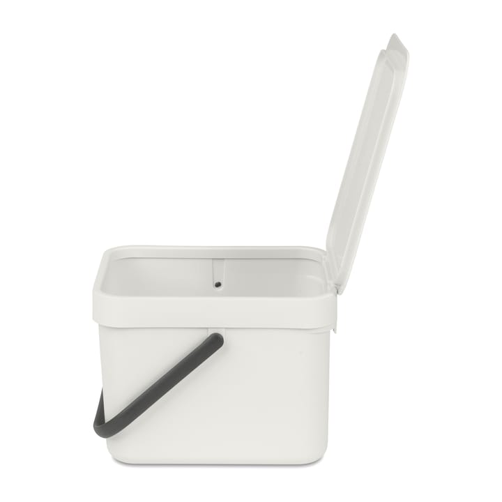 Cubo de basura Short & Go 6L, gris claro Brabantia