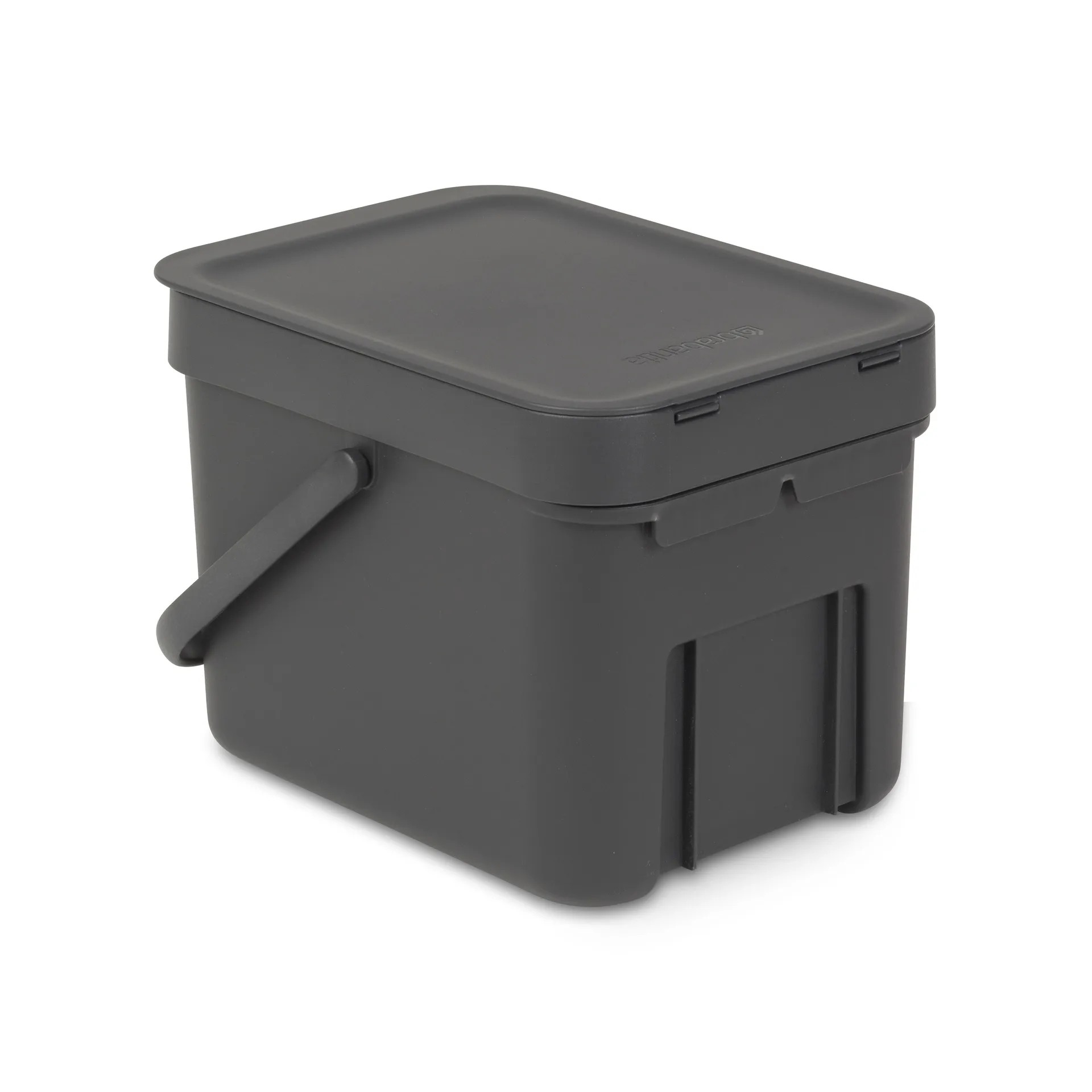 Cubo de basura Short & Go 6L, gris Brabantia
