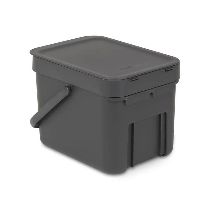 Cubo de basura Short & Go 6L - gris - Brabantia