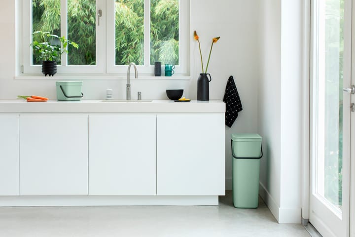 Cubo de basura Short & Go 6L, Jade green Brabantia