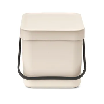 Cubo de basura Short & Go 6L - Soft Beige - Brabantia