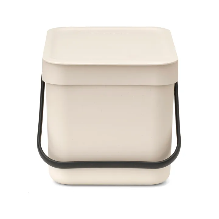 Cubo de basura Short & Go 6L - Soft Beige - Brabantia