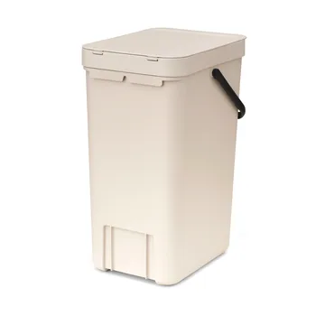 Cubo de basura Sort & Go 16 L - Soft Beige - Brabantia