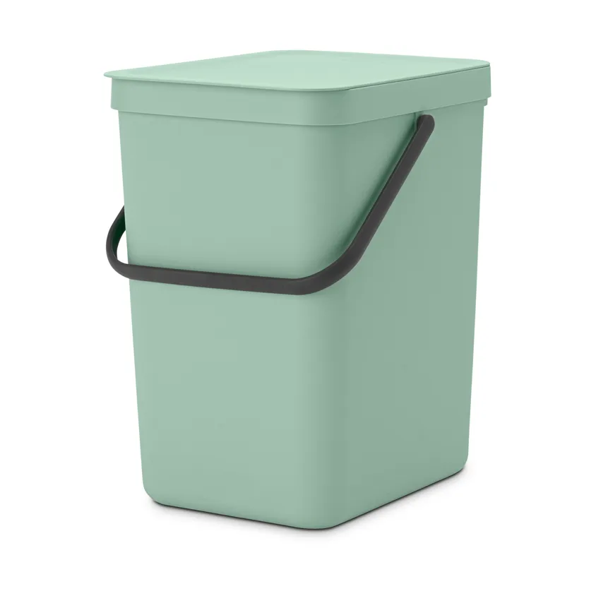 Cubo de basura Sort & Go 25 L, Verde abeto Brabantia